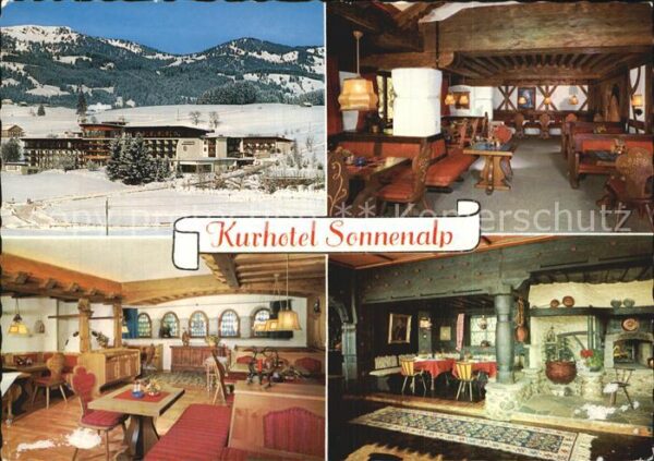 Sonthofen Oberallgaeu Kurhotel Sonnenalp Gasträume Bar