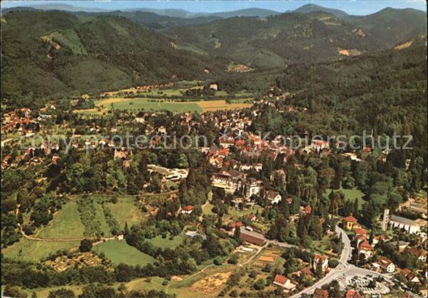 Badenweiler Thermalheilbad Fliegeraufnahme