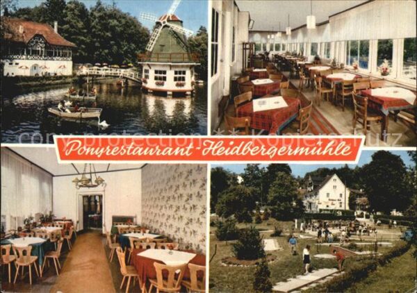 Haan Rheinland Ponyrestaurant Heidbergermühle Gastraum