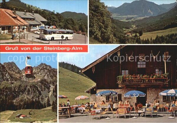 Ruhpolding Steinberg Alm Panorama Seilbahn Terrass