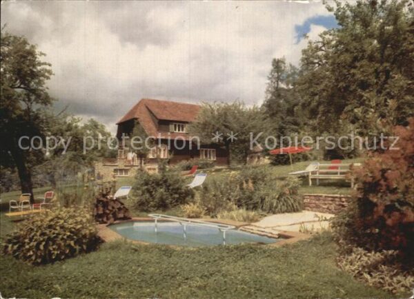 Badenweiler Sanatorium Sonneck Wassertretanlage