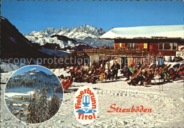 Fieberbrunn Tirol Berggasthaus Streuböden Panorama
