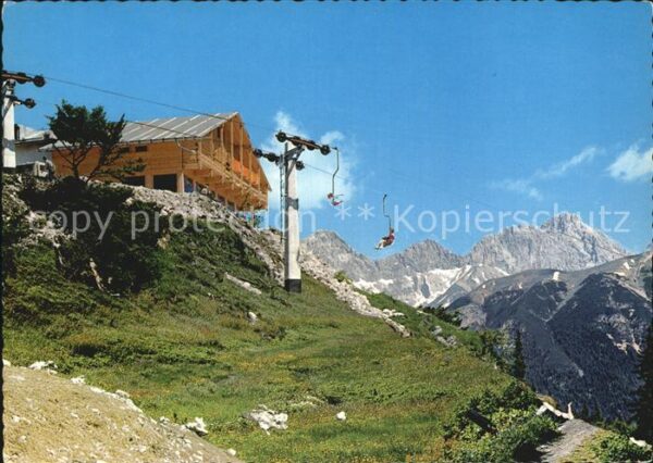 Oberleutasch Rauthhütte mit Mundelift Schrofen Schar