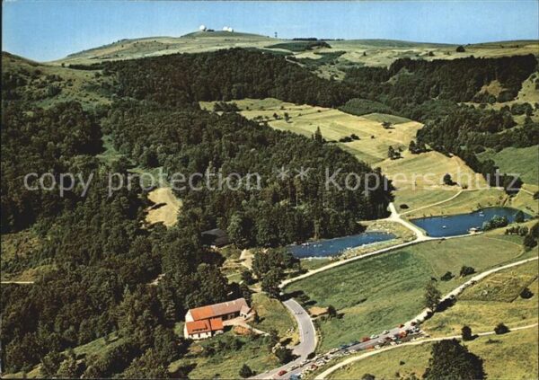 Wasserkuppe Rhoen Guckai See Fliegeraufnahme