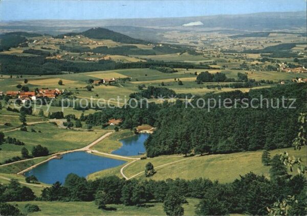 Wasserkuppe Rhoen mit Guckaisee Poppenhausen Ebersburg Ne