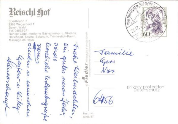 Wegscheid Niederbayern Der Reischl Hof Bar Gaststube Hallenbad – Bild 2