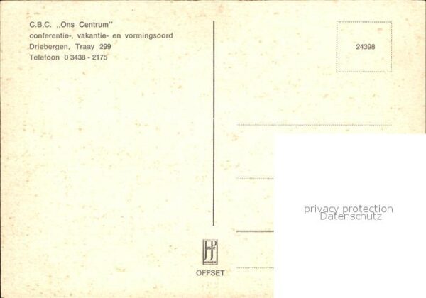Driebergen CBC Ons Centrum Park Speisesaal Veranst – Bild 2