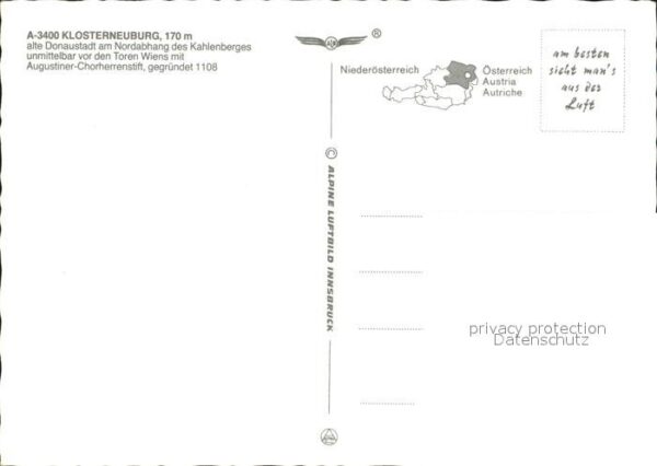 Klosterneuburg Augustiner Chorherrenstift Fliegeraufna – Bild 2
