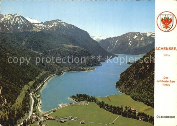 Achenkirch mit Rofangebirge und Bärenkogel Flieger