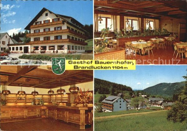 Brandlucken Gasthof Bauernhofer Gastraum Bar Panora