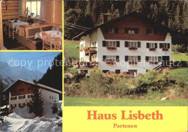 Partenen Vorarlberg Haus Lisbeth Gaststube