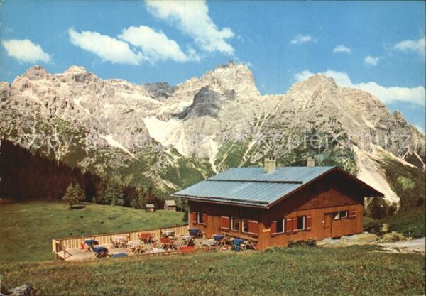 Sexten Sesto Suedtirol Rifugio Rudi Hütte Rotwandwiesen