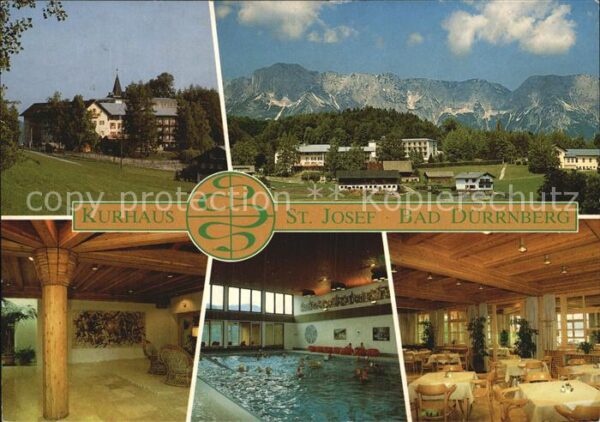 Duerrnberg Hallein Kurhaus St Josef Foyer Hallenbad Gastra