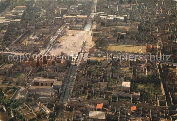 Pompei Veduta aerea degli scavi