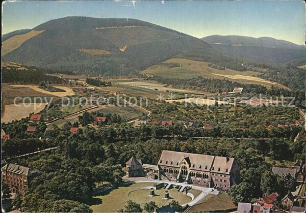 Goslar Die Kaiserpfalz Fliegeraufnahme