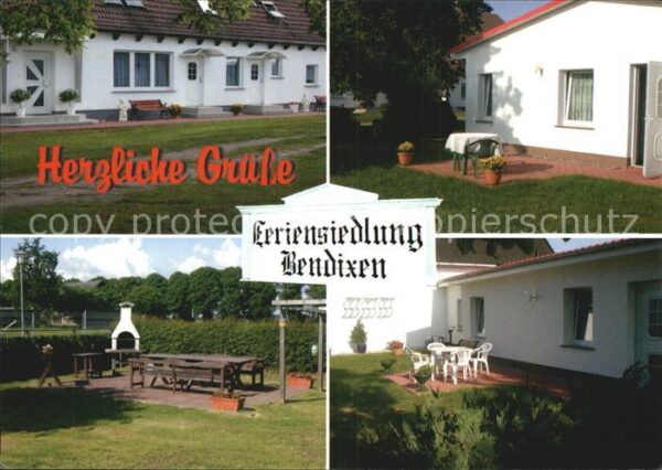 Krummin Feriensiedlung Bendixen Grillplatz Terr