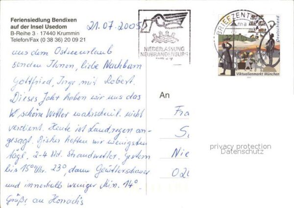 Krummin Feriensiedlung Bendixen Grillplatz Terr – Bild 2