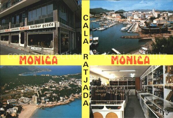 Cala Ratjada Mallorca Peleteria Monica Verkaufsraum Hafen Fli