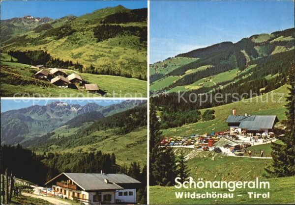 Wildschoenau Tirol Panorama Schönangeralm