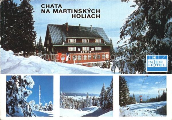 Chata na Martinskych Pohlad na Martinske hole Sedackova lano