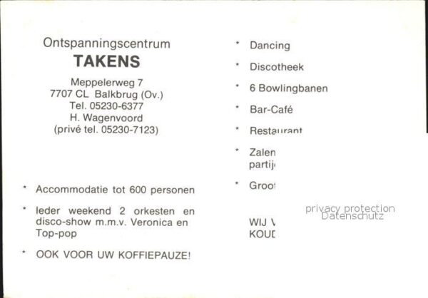 Balkbrug Cafe Restaurant Takens Reiten Bar – Bild 2