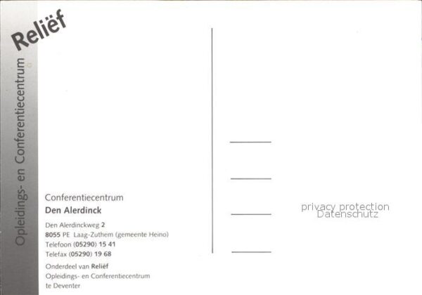 Laag Zuthem Conferentiecentrum Den Alerdinck Detail – Bild 2