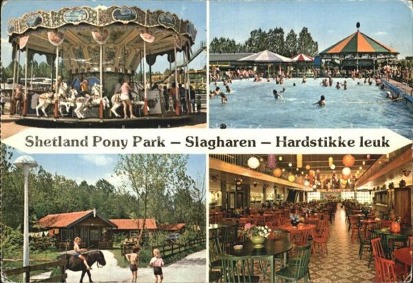Slagharen Shetland Pony Park Karussell Schwimmbad