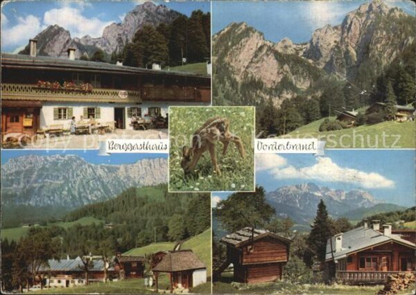 Berchtesgaden Berggasthaus Vorderbrand Teilansichten