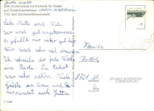 Bad Duerrheim DRK Kinderkrankenhaus und Kurklinik Fli – Bild 2