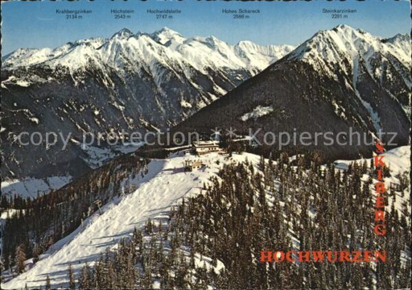 Rohrmoos Schladming Skigebiet Hochwurzen mit Tauern