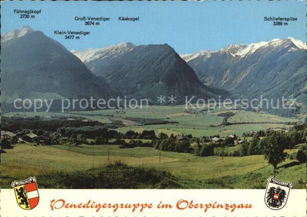 Neukirchen Grossvenediger Venedigergruppe mit Unter und Obersulzb