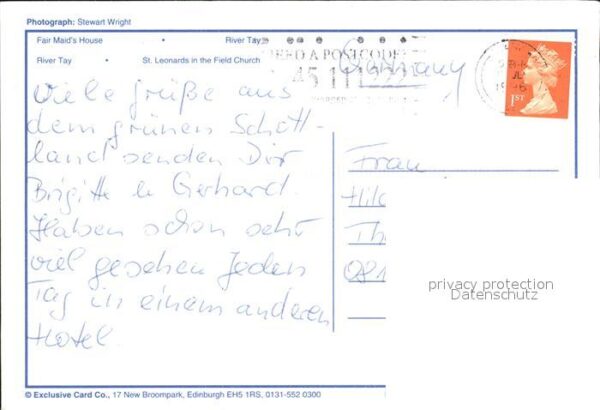 Perth Schottland Fair Maids House River Tay St Leonards – Bild 2