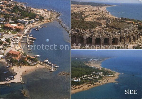Side Antalya Fliegeraufnahmen Amphitheaterruine