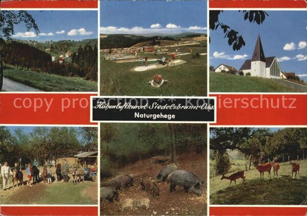 Siedelsbrunn Naturgehege Minigolf Kirche Höhenluftku