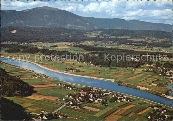St Niklas Drau Stausee Gottestal Gerlitzen Fliegeraufn