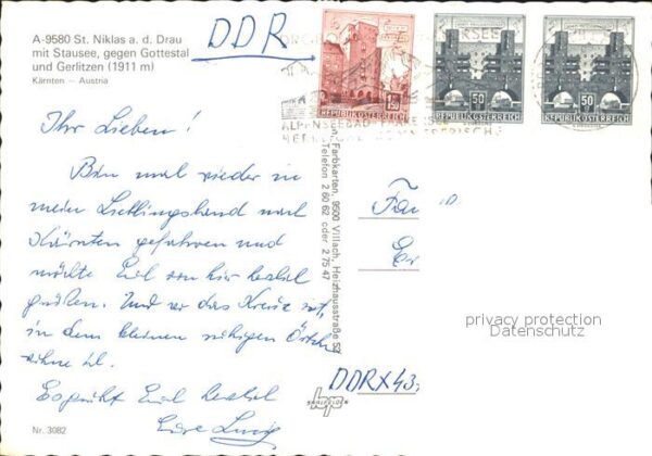 St Niklas Drau Stausee Gottestal Gerlitzen Fliegeraufn – Bild 2