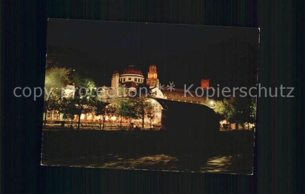 Meran Merano Kurhaus bei Nacht Casino notturno