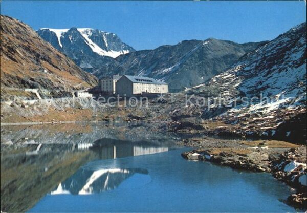 Aosta Gran S Bernardo Ospizio ed il lago Gros