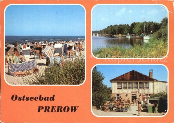 Prerow Ostseebad Strand Seglerhafen HO Milchbar am Dünen