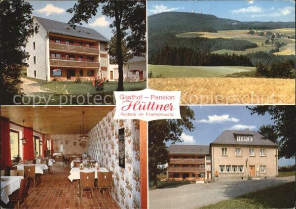 Rodeck Gasthof Pension Hüttner im Frankenwald