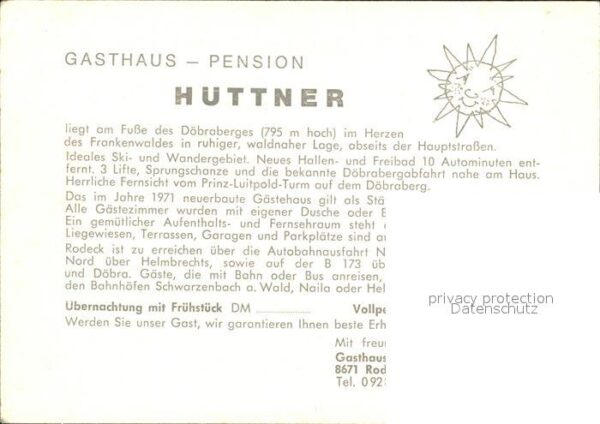 Rodeck Gasthof Pension Hüttner im Frankenwald – Bild 2