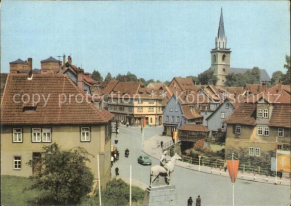 Bad Langensalza Thälmannplatz Denkmal Kirche