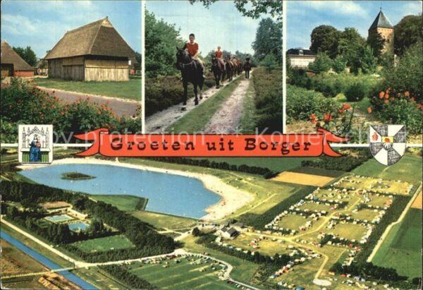 Borger Drenthe Park Turm Scheune Reiten Campingplatz F