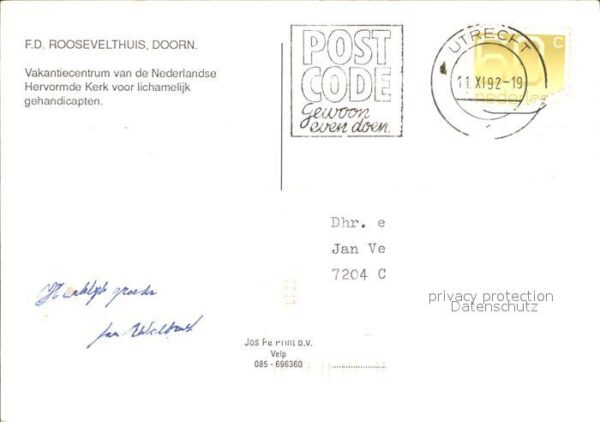 Doorn Niederlande FD Roosevelthuis Vakantiecentrum – Bild 2