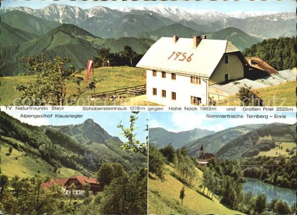 Ternberg Sommerfrische Enns Alpenpanorama Schobe