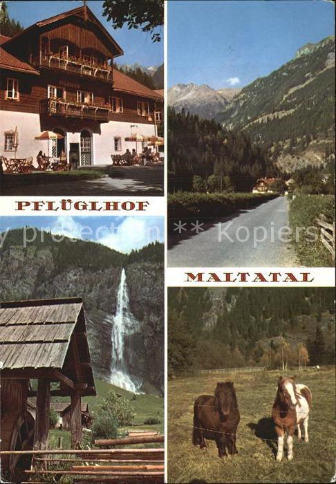 Millstatt Millstaettersee Alpenhotel Pflüglhof Maltatal Wasserfal