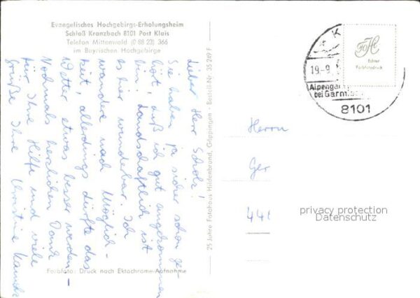 Klais Evangelisches Hochgebirgs Erholungsheim – Bild 2
