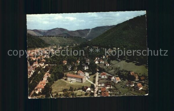 Bad Lauterberg Kneipp Heilbad Kurklinik Fliegeraufnahm