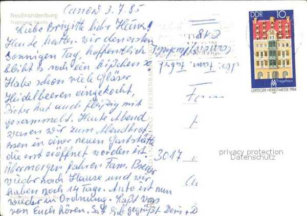 Neubrandenburg Treptower Strasse Gaststätte Kosmos Hoc – Bild 2