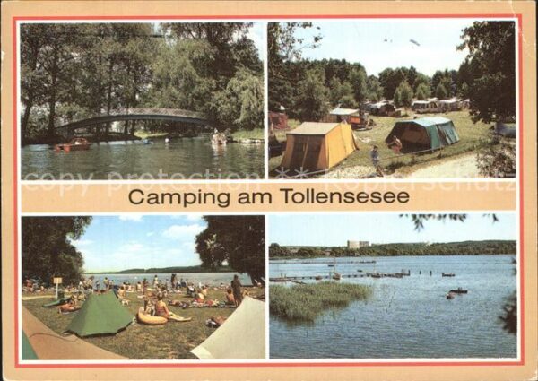 Neubrandenburg Brücke Oberbach Campingplatz Seglerhafe